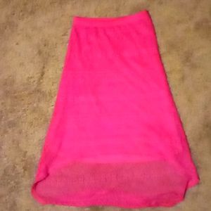 Pink dressy skirt